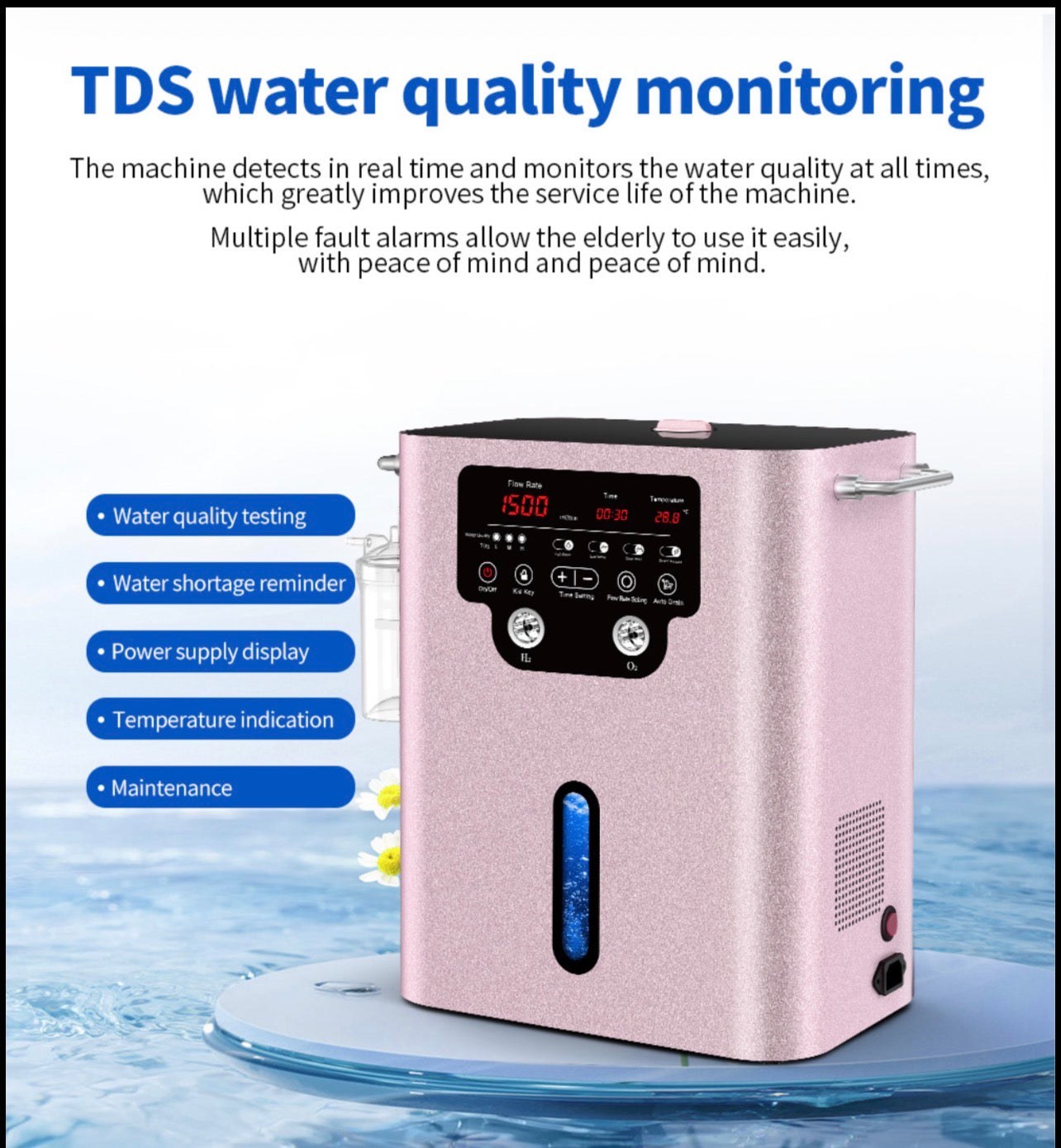 Hydrogen Machine 1500ml  —  Facility Size GY-HX1500